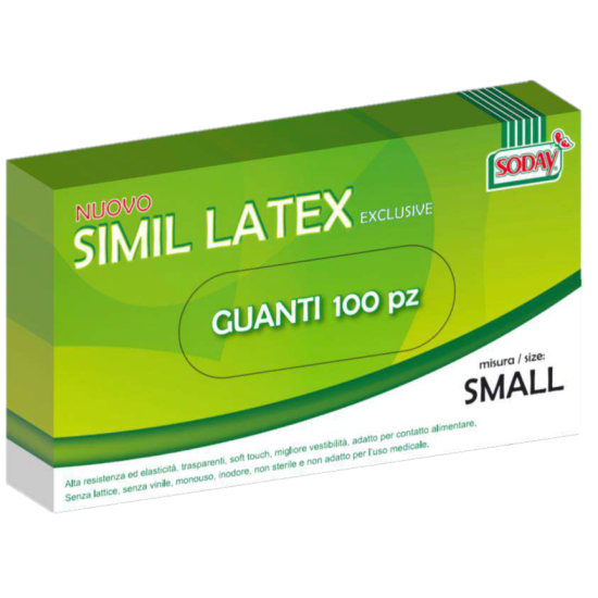 Guanti in simil latex - 100 pezzi